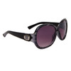 Stylish Fashion Sunglasses Wholesale DE85 Black & Transparent Grey Frame