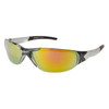 Xsports Sports Sunglasses XS10 Silver & Black Frame w/Gold Revo Lens