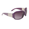 Designer Eyewear Brand New Fashion Sunglasses DE119 Purple Frames w/Silver Accents