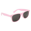 #9009 California Classics Sunglasses Light Pink Frame with White Stitching Pattern