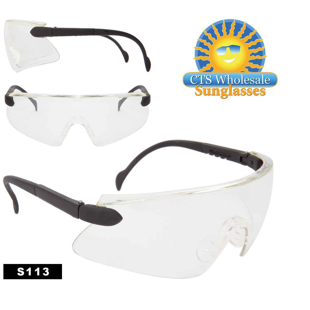 Clear Safety Glasses S113