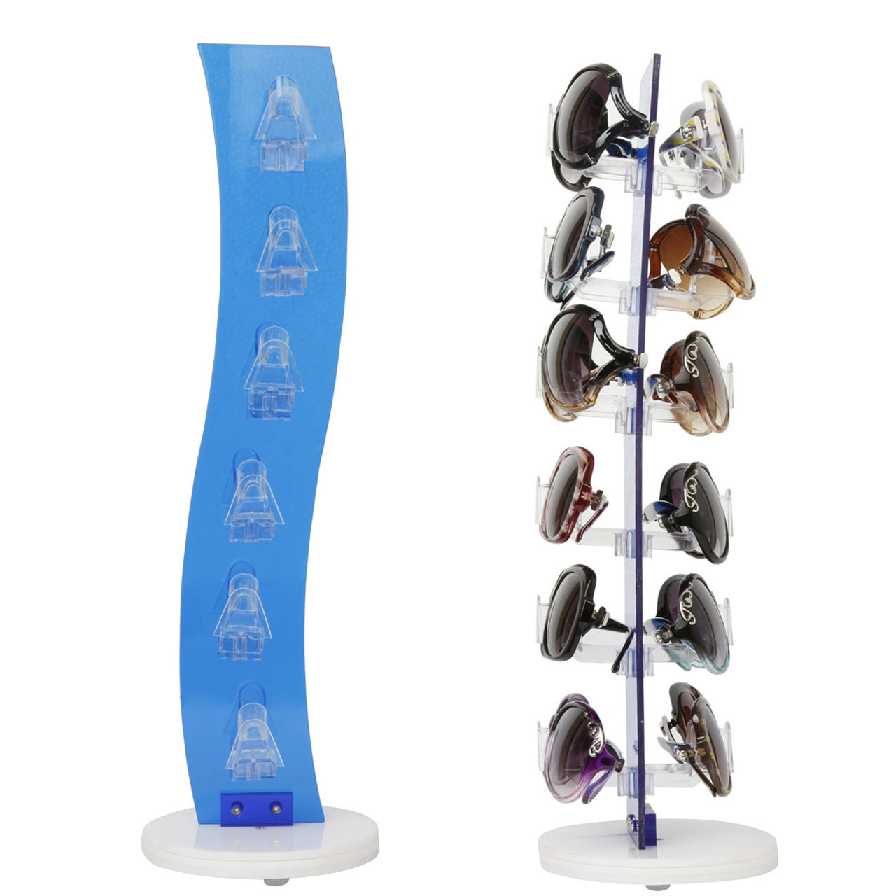 18-Unit Recycled Wood Sunglasses Display Package — Bellavisions Inc.