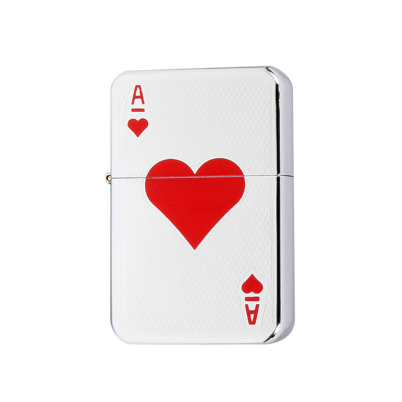 Bulk Lighters Fluid NOT Included L202 Aces on Patterned Chrome