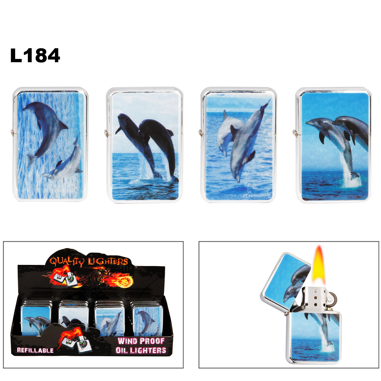 Assorted Dolphin LIGHTERs L184