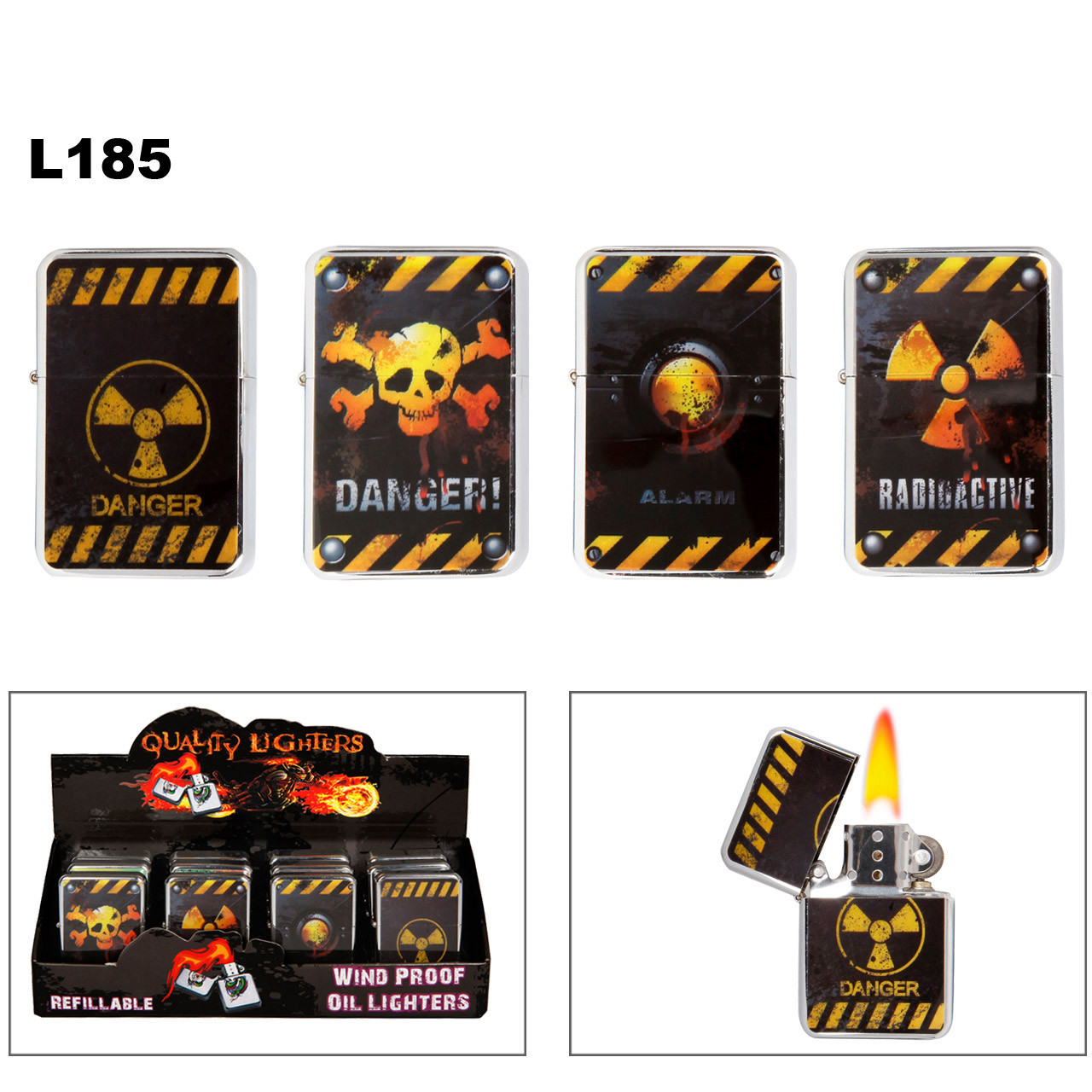 Assorted Hazard Lighters L185