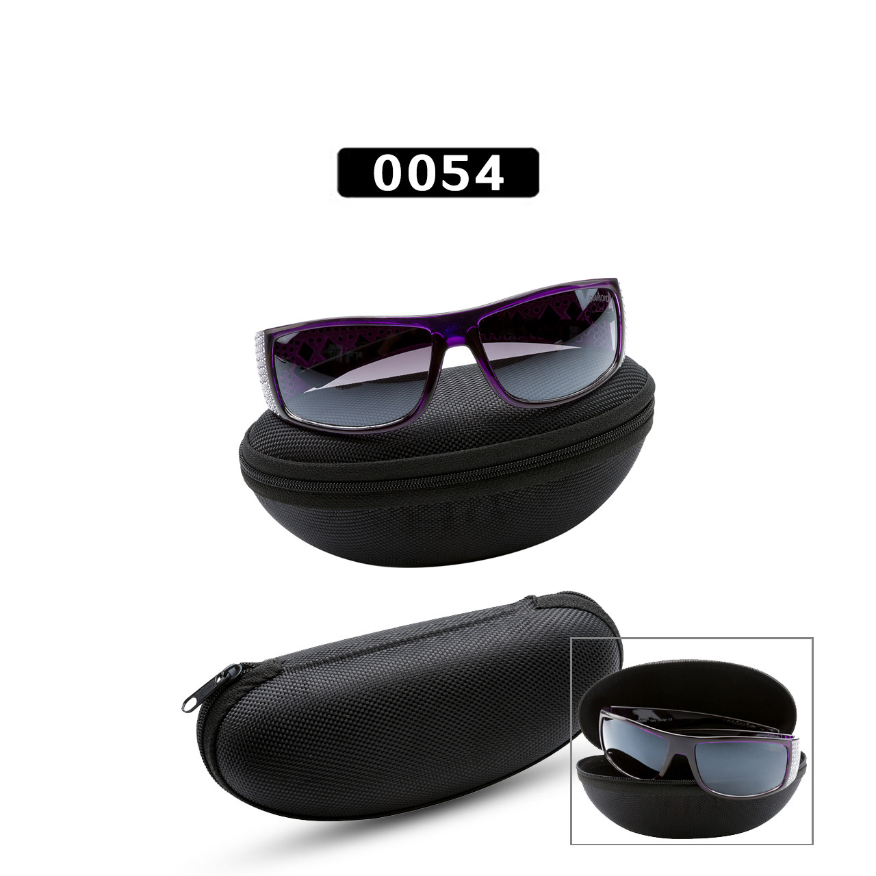 Black Soft Case #0054 (1 Doz.) Sunglasses not included
