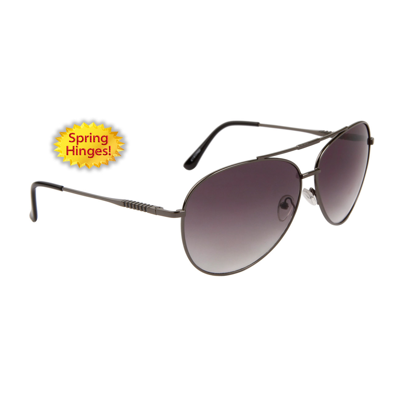 Wholesale Aviator Sunglasses Style 32822 (12 pcs.) Spring Hinges