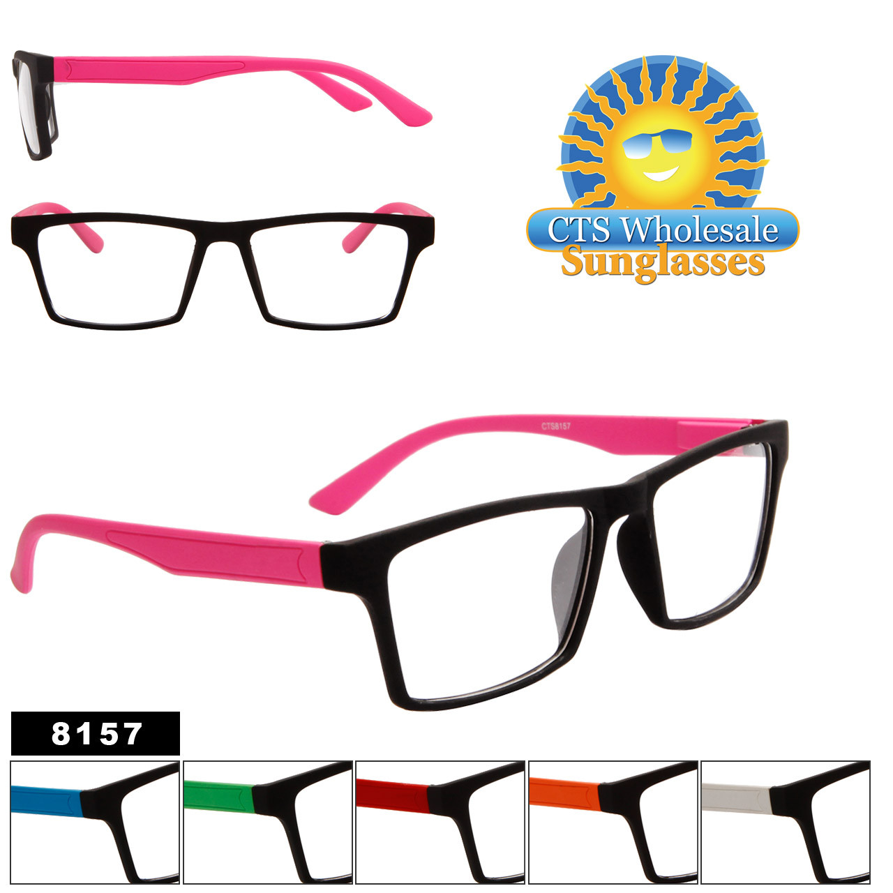 Clear Lens Sunglasses 8157