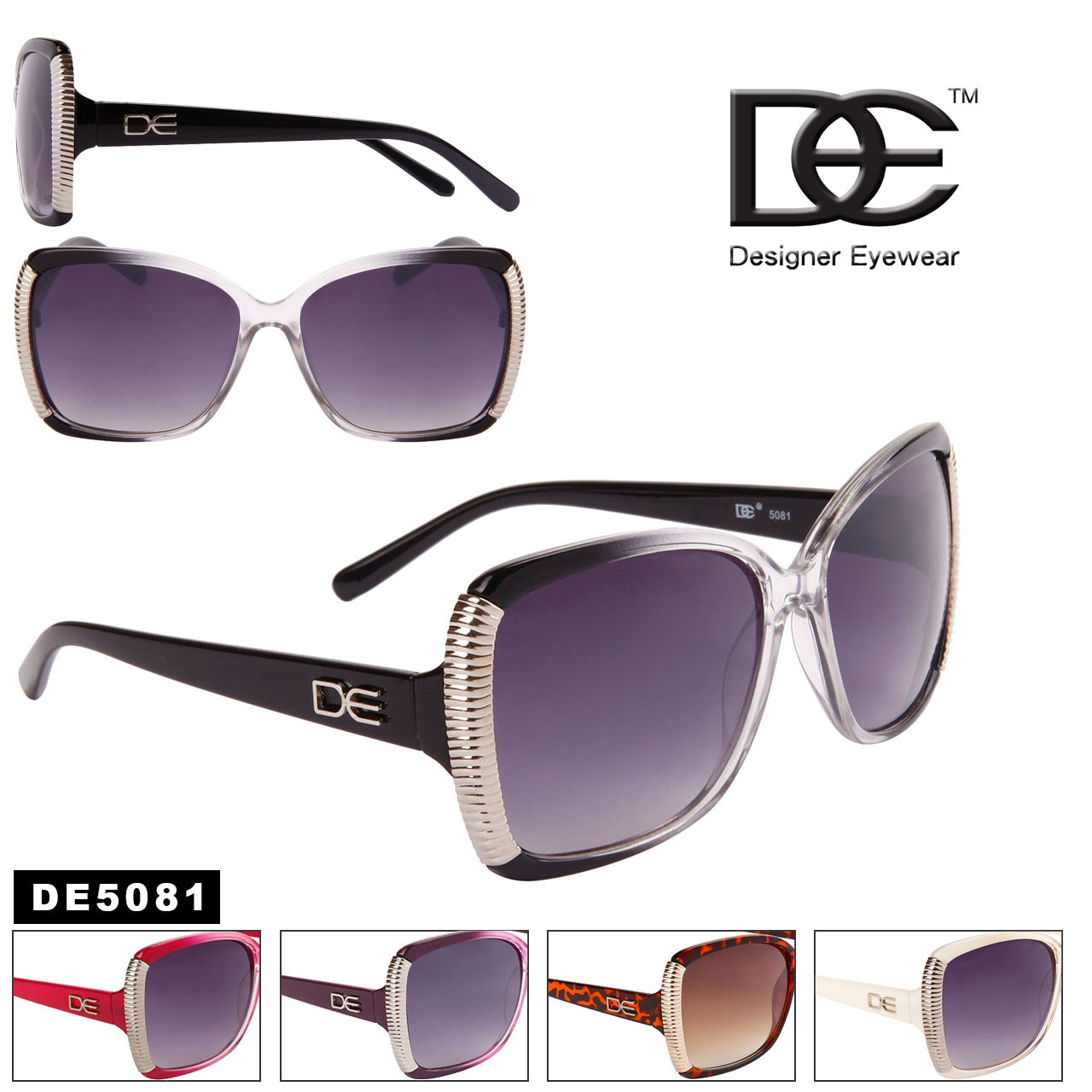 DE™ Designer Eyewear Bulk Fashion Sunglasses - Style #DE5081