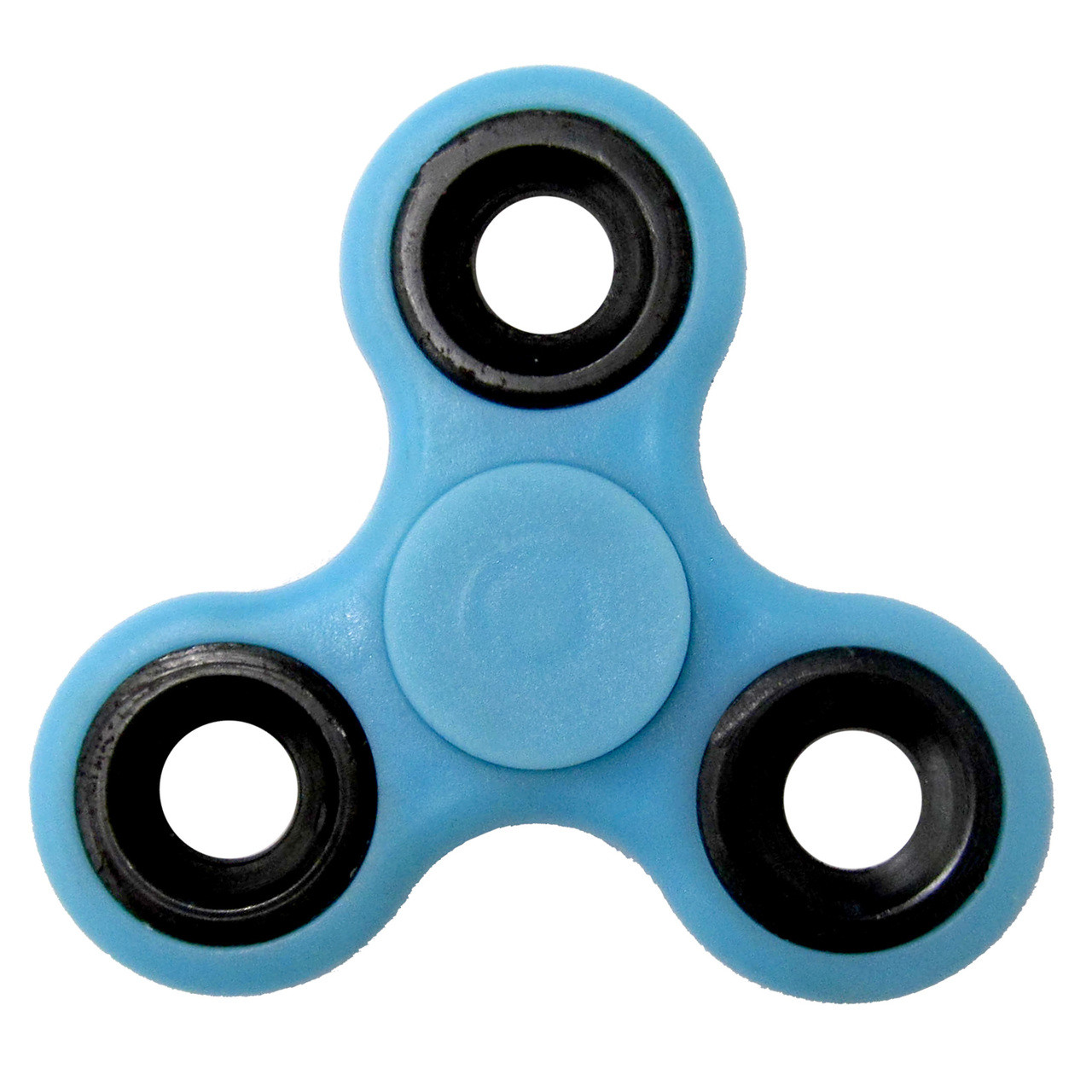 light blue fidget spinner