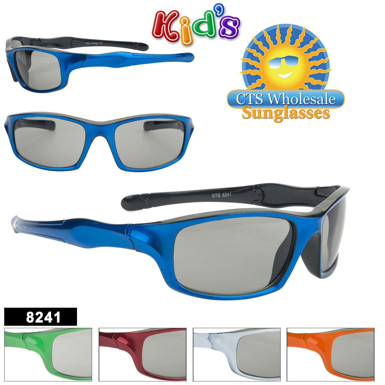 Kids Sports Sunglasses - Style #8241 