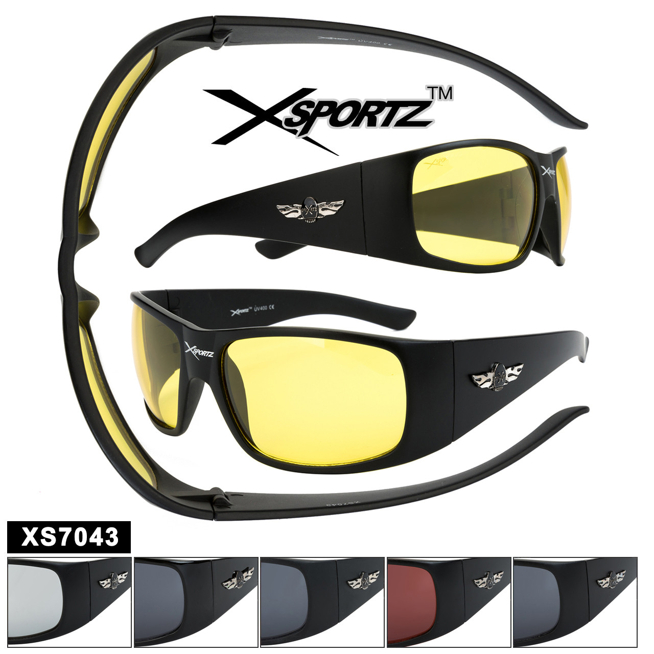 Sports Sunglasses in Bulk - Style XS7050 | CTS Wholesale L.L.C.