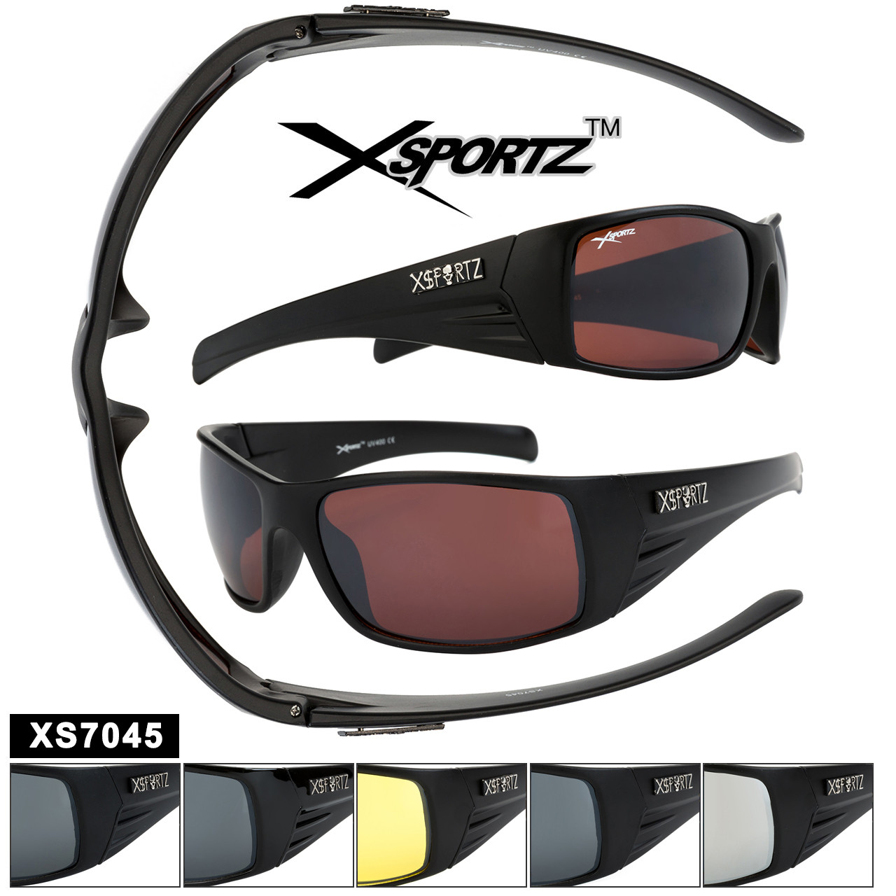 Wholesale Sports Sunglasses - Style XS7045