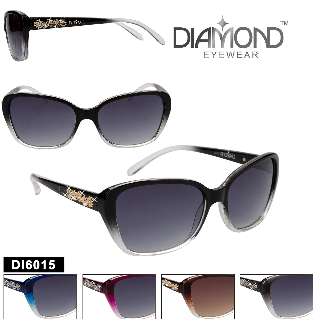 Diamond™ Rhinestone Sunglasses - DI6017 