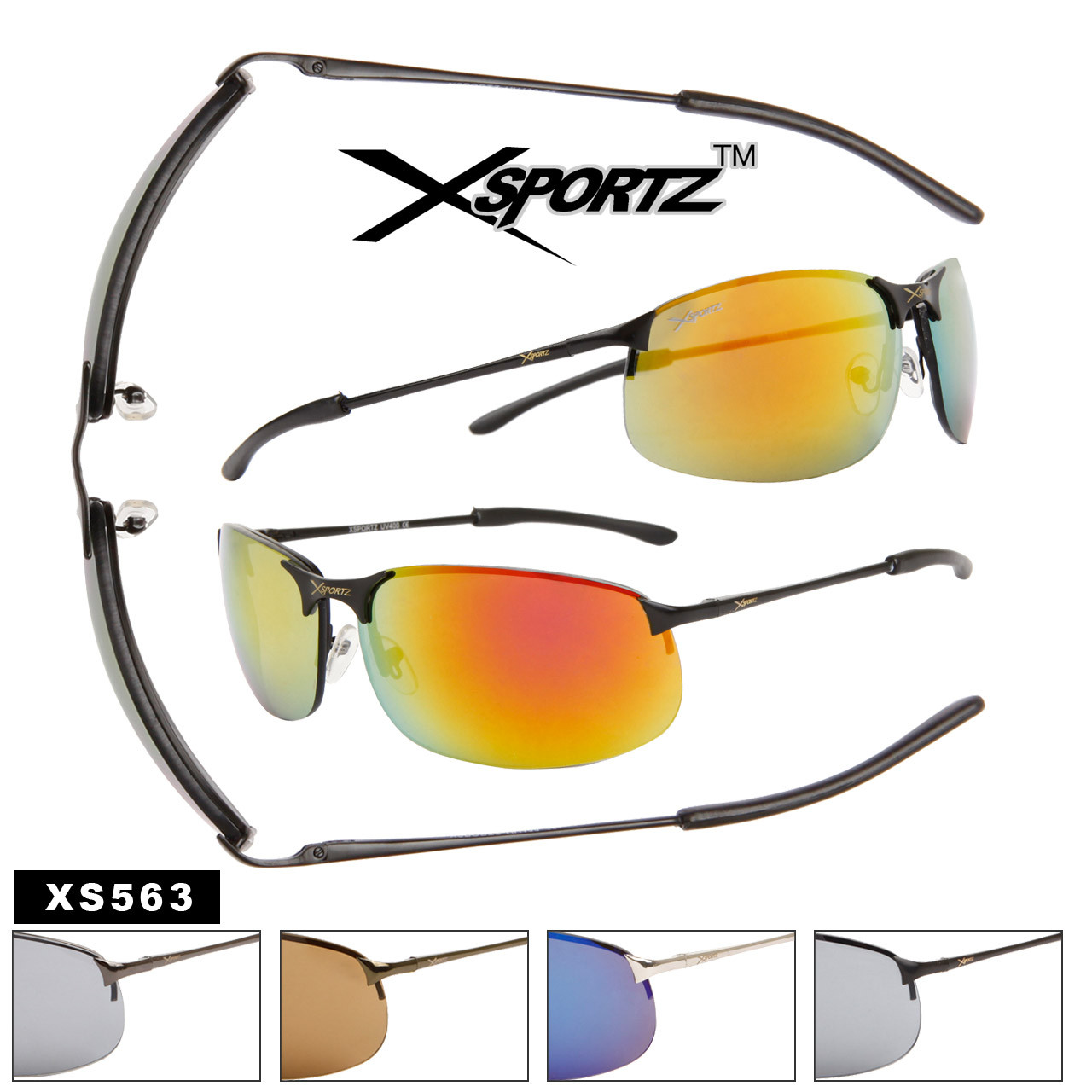 Rimless Sunglasses in Sunglasses | Brown - Walmart.com