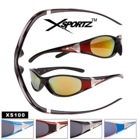 Slim Full Frame Wrap Around Sport Sunglasses - Style #XS100