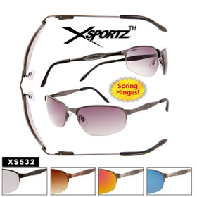 Xsportz™ Spring Hinge Metal Sunglasses XS532