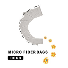 Silver Microfiber Sunglasses Storage Bags 0068