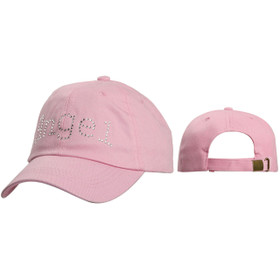 Women's Caps Wholesale C138 ~ Angel in Rhinestones ~ Pink