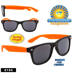 Black & Orange Wholesale California Classics Sunglasses - Style # 8166