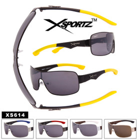 Xsportz™ Men's Single Piece Lens Sunglasses - Style #XS614 