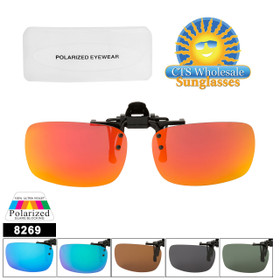 Clip On Sunglasses Wholesale with Polarized Lens 8269