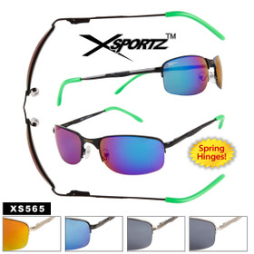 Xsportz™ Metal Frame Sports Sunglasses - Style # XS565