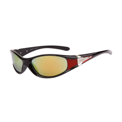 metal frame wrap around sunglasses