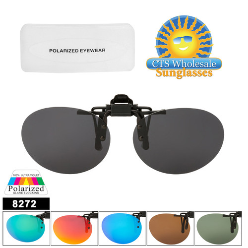 Polarized Clip Ons Flip-up Style 8272