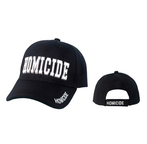 Black Homicide Baseball Hats C1045