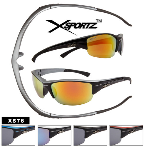 Xsportz™ Men's Sports Sunglasses Wholesale - Style # XS76
