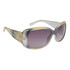 DE127 Designer Sunglasses for Ladies | Dark Grey ~  Light Grey ~ Yellow Color Blend Transparent Frame