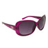 DE122 Women's Sunglasses Transparent Purple color frame