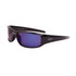 Polarized Sunglasses Xsportz™ Wholesale Sunglasses - Style XS49 Gloss Black w/Blue Revo