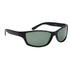 #9218 Polarized Unisex Sunglasses Black with Green Smoke