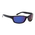 #9218 Polarized Unisex Sunglasses Black with Blue Revo