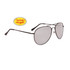 Mirrored Aviators with Spring Hinges Black Frame