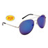 Mirrored Aviator Sunglasses Wholesale - Style #30113 Spring Hinge Blue Mirror
