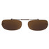 Polarized Clip On Sunglasses #711C Brown Lens Tint