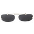 Polarized Clip On Sunglasses #711C Dark Tint