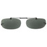Polarized Clip On Sunglasses #711C Smoke Tint
