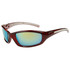 XS509 Sports Sunglasses Maroon Frames with Silver Accents