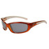 XS509 Sports Sunglasses Orange Frames with Silver Accents
