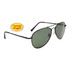 Polarized Aviator Sunglasses #2090 Black Frames