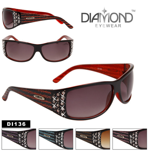 Diamond™ Eyewear Wholesale Rhinestone Sunglasses Style DI136
