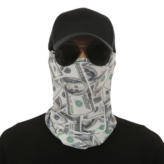 Money Design Face Mask UV Protective
