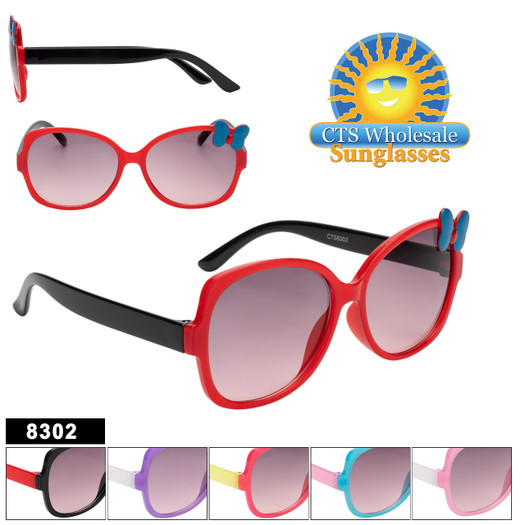 Kid's Fashion Sunglasses in Bulk Style 8302 Flash Mirror Lens!