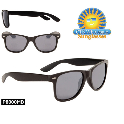 Flat Black Sunglasses Cheap Black Sunglasses CTS