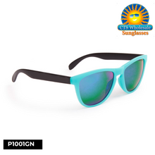  Mirrored Unisex Sunglasses - Style #P1001GN (12 pcs.)