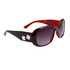 DE™ Fashion Sunglasses by the Dozen - Style #DE115 Gloss Black with Red